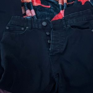 black jeans